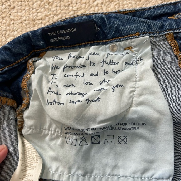 Boden. The Cavendish Girlfriend Striped Jeans. Women’s size 8. - Picture 10 of 13